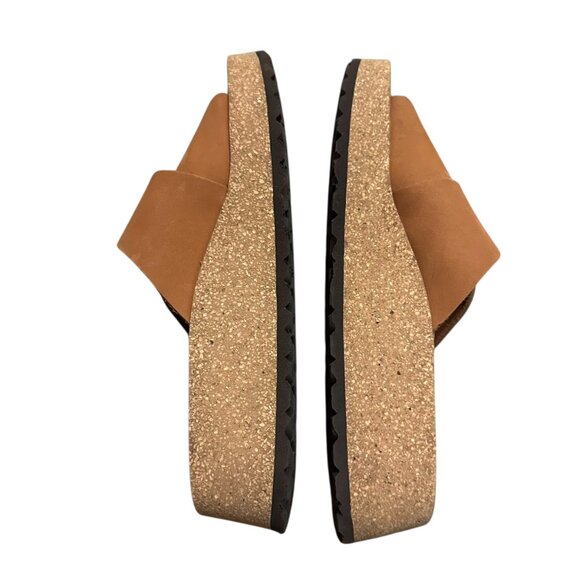 Papillio by Birkenstock Almina Nubuck Leather Sandals Pecan Size 38 7 Women's - Picture 10 of 14